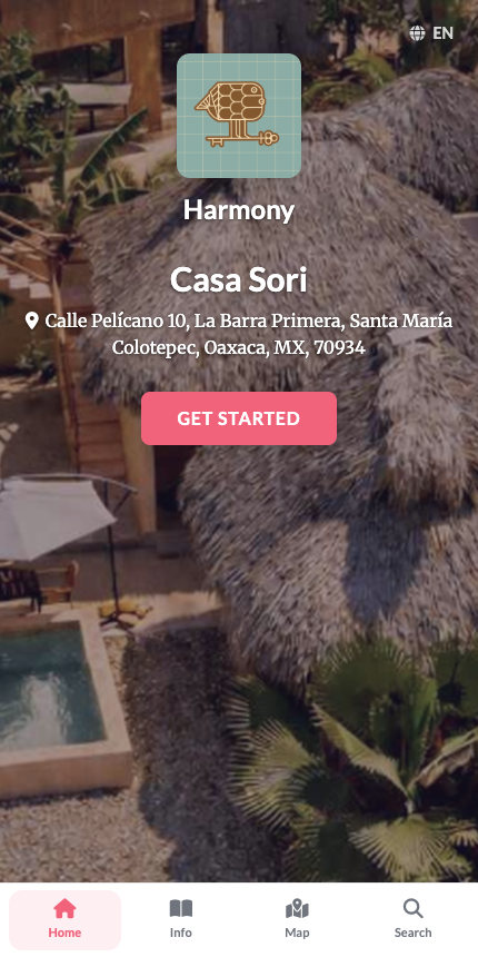 Guía Casa Sori, Harmony